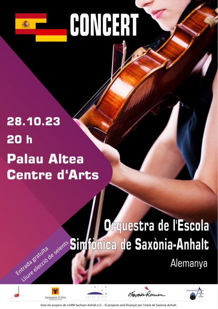 Concert: Orquestra de l’Escola Simfònica de Saxònia-Anhalt. Alemanya.